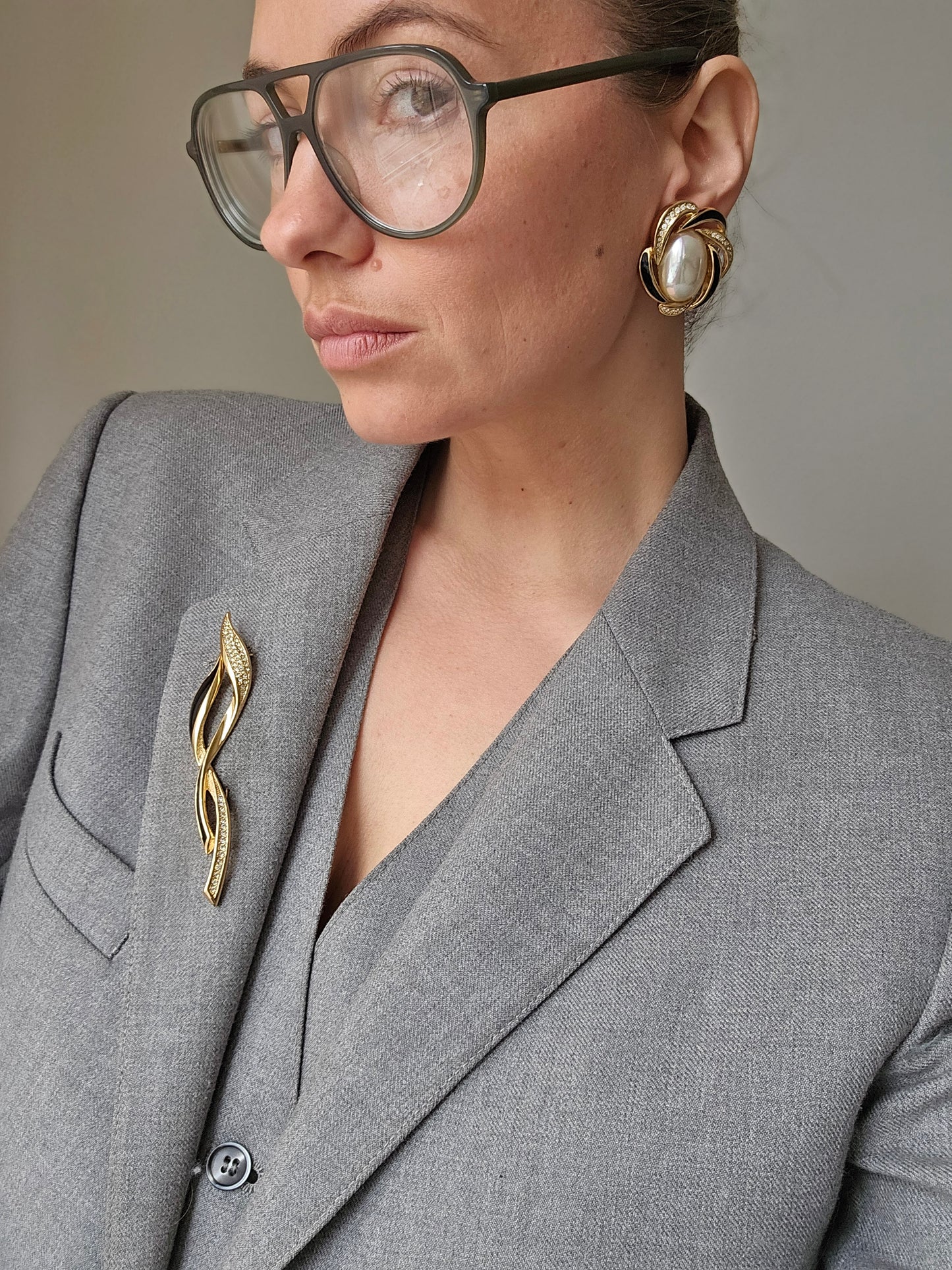 Vintažiniai CHRISTIAN DIOR klipsai