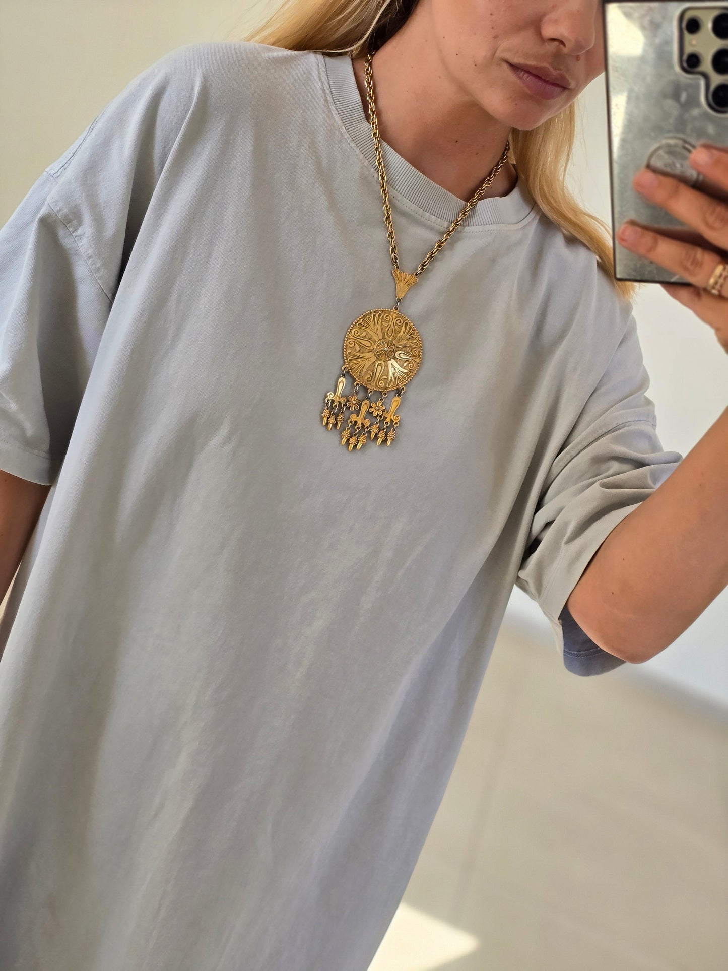 Vintažinis kaklo papuošalas