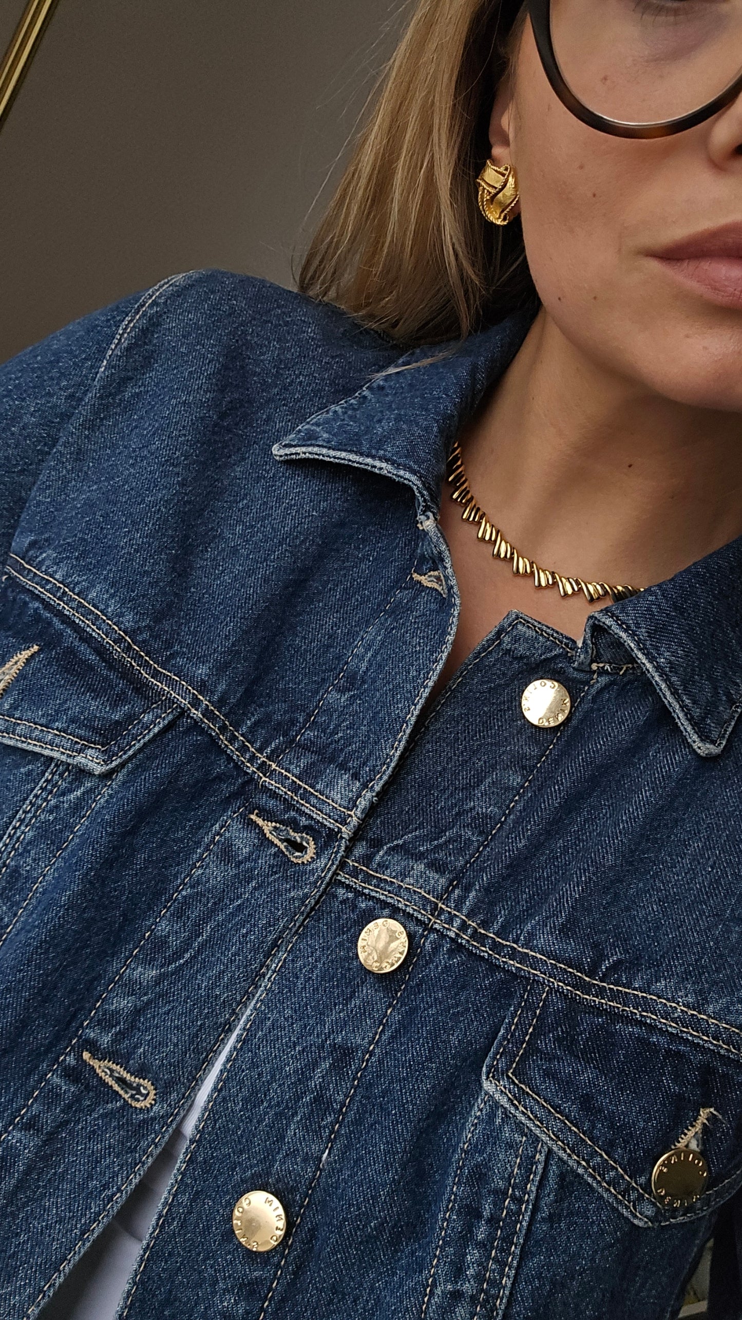 Vintažinis Napier kaklo papuošalas