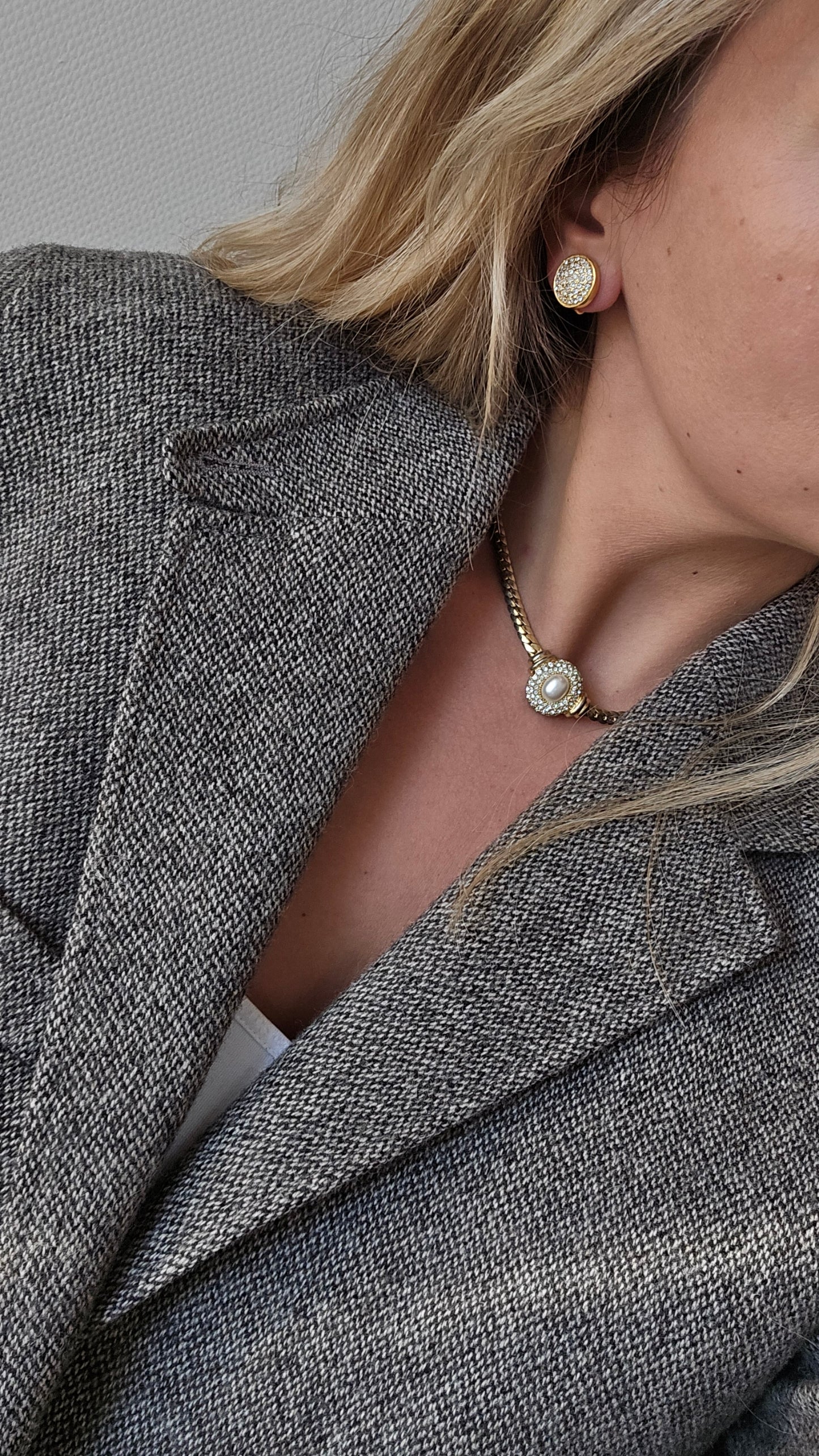 Vintažiniai Christian Dior klipsai