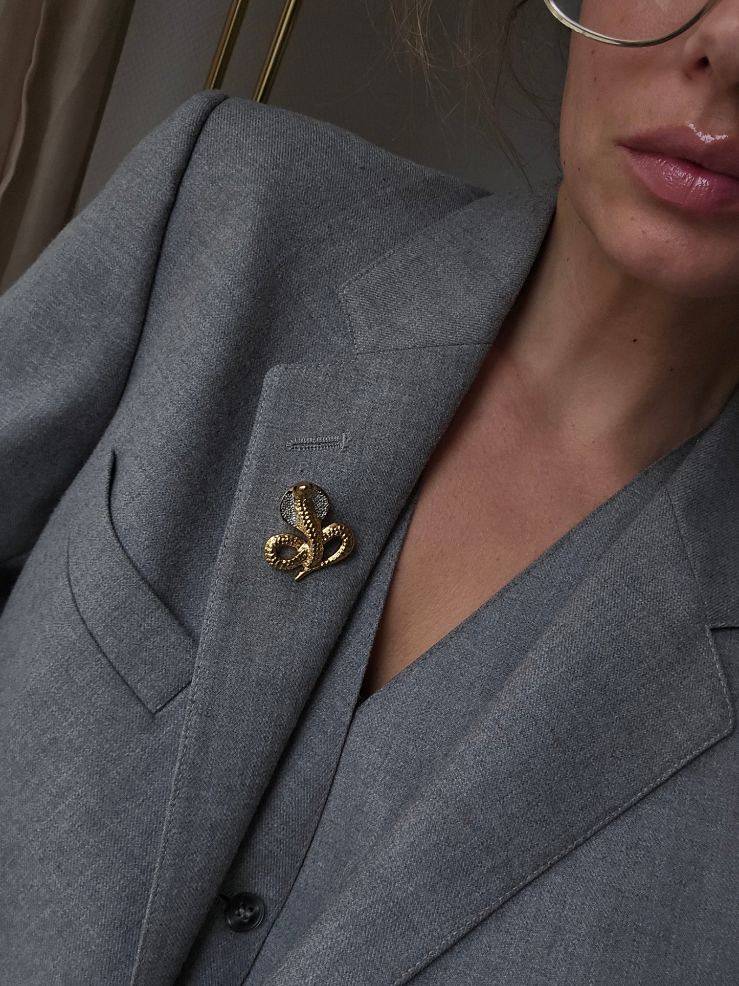 Aukso spalvos sagė kobra