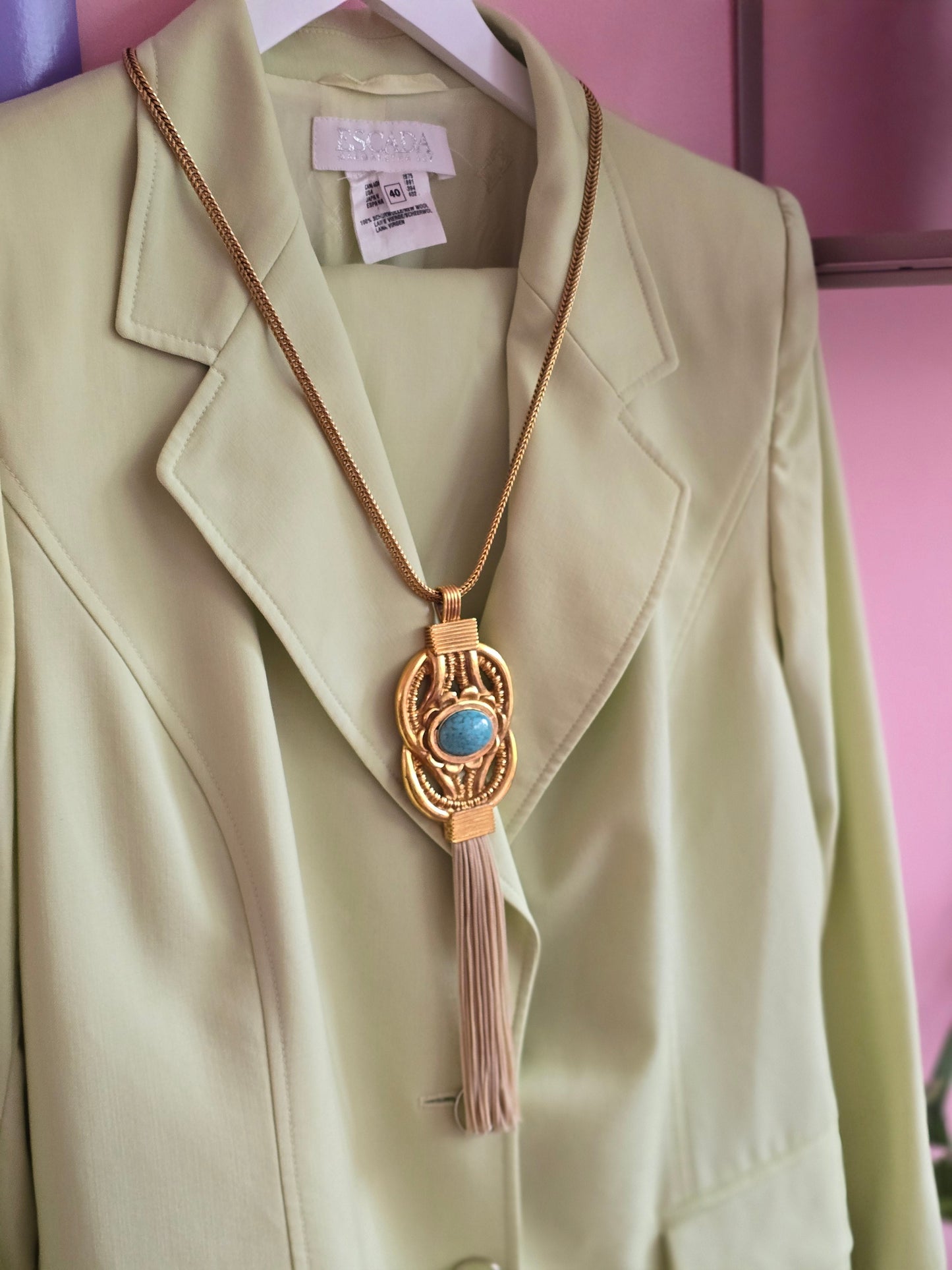 Vintažinis 90's Escada kaklo papuošalas