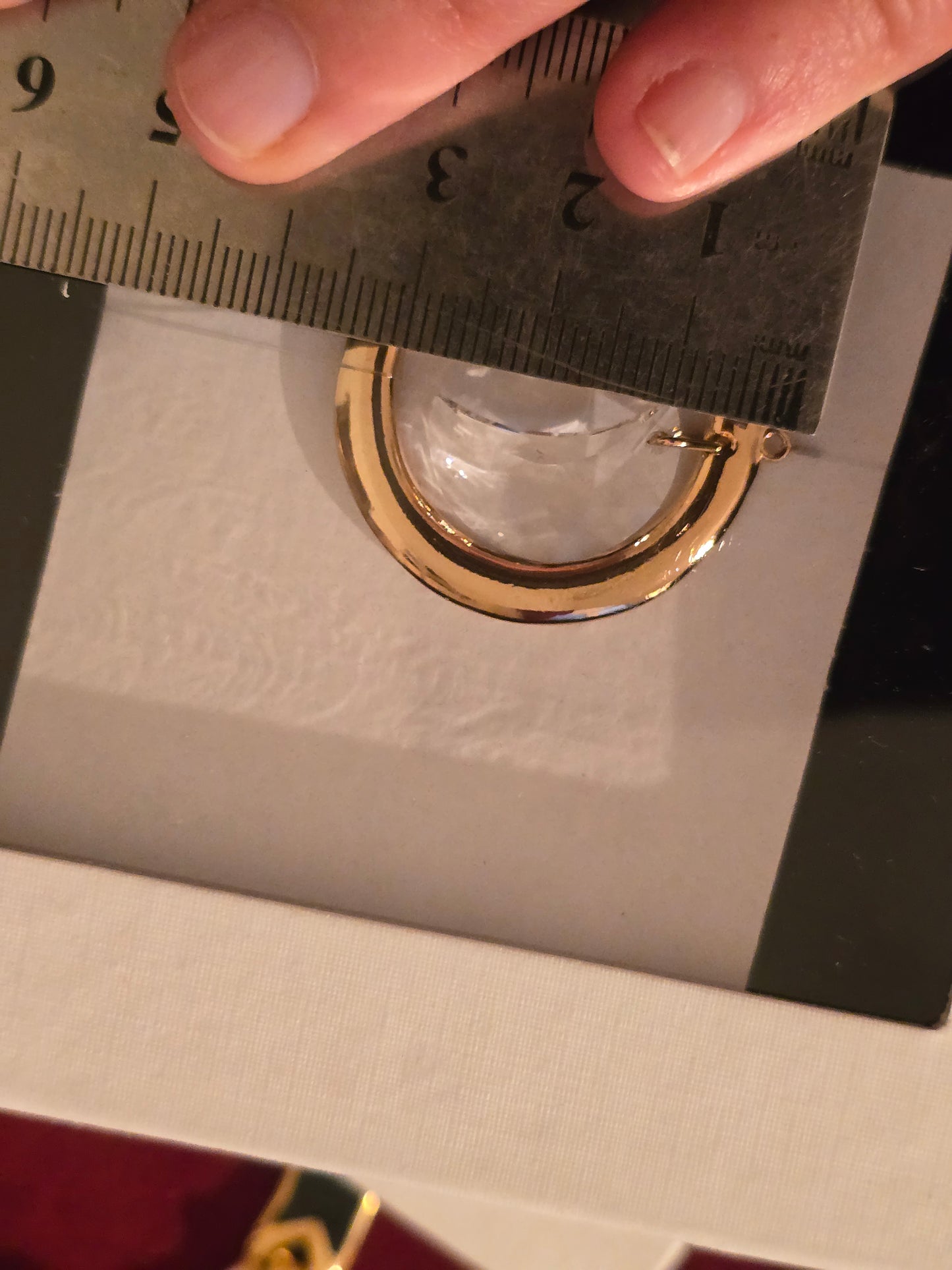 Vintažinis SWAROVSKI kristalų kalėdinis žiasliukas mėnulis