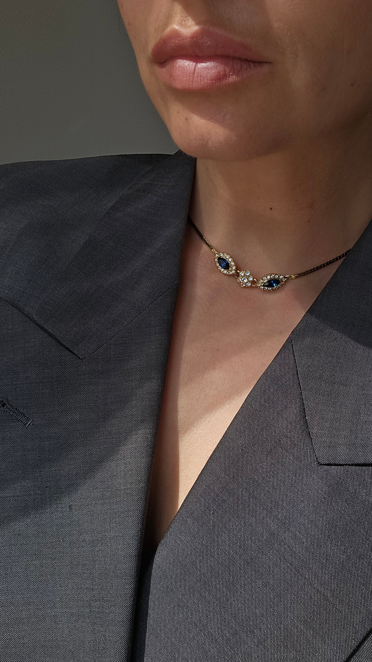 Vintažinis kaklo papuošalas