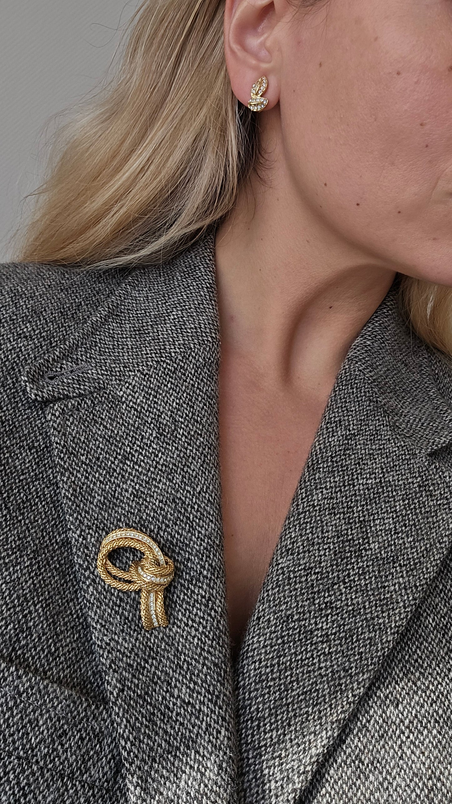 Vintažiniai Christian Dior klipsai