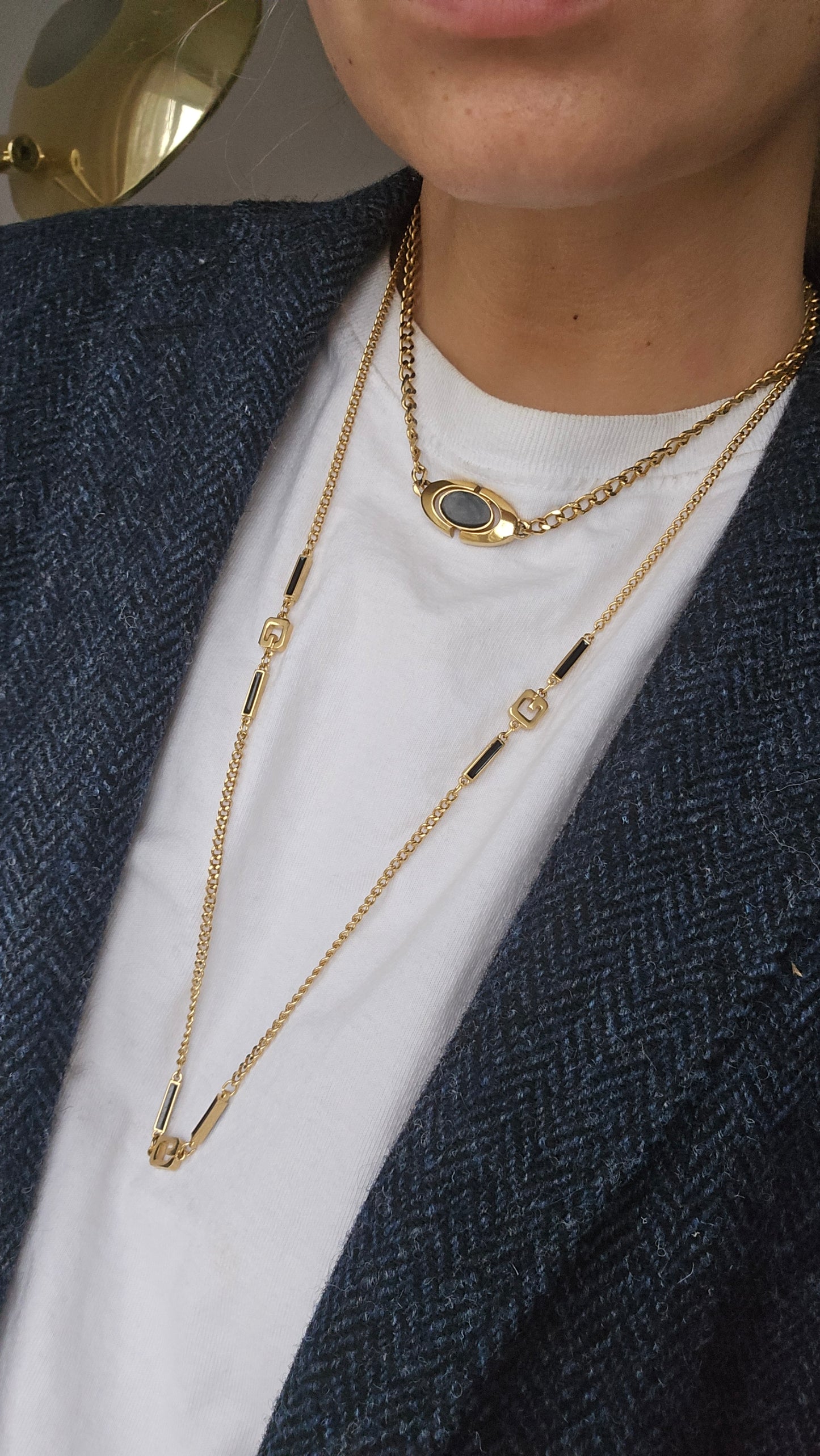 Vintažinis 1979m. Givenchy kaklo papuošalas