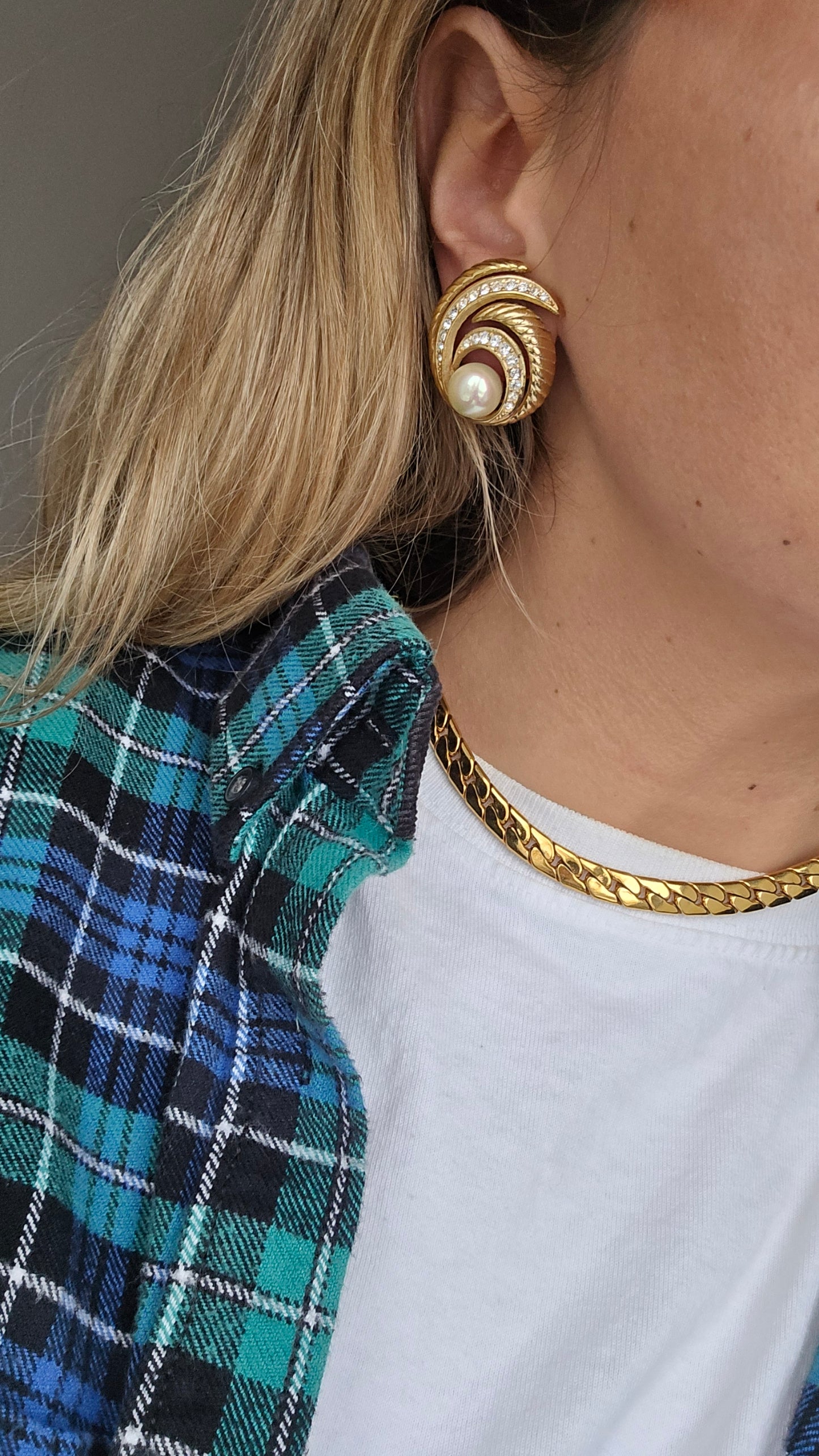 Paauksuoti Grossé klipsai