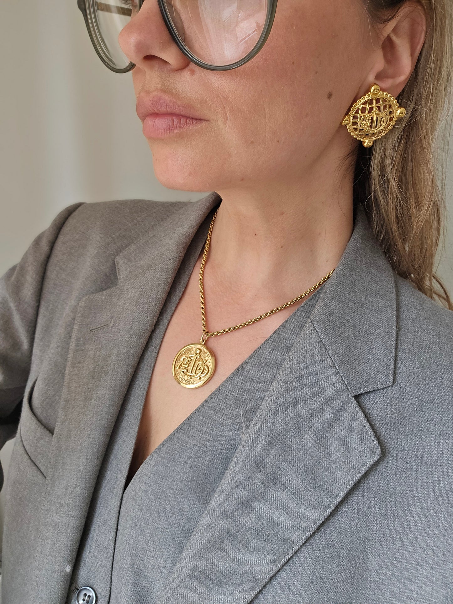 Vintažinis 80tų m. CHRISTIAN DIOR kaklo papuošalas