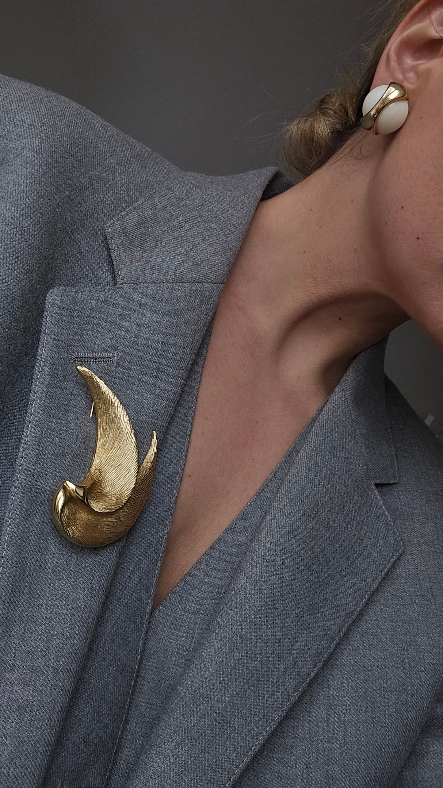 Vintažiniai 1972m. Christian Dior klipsai