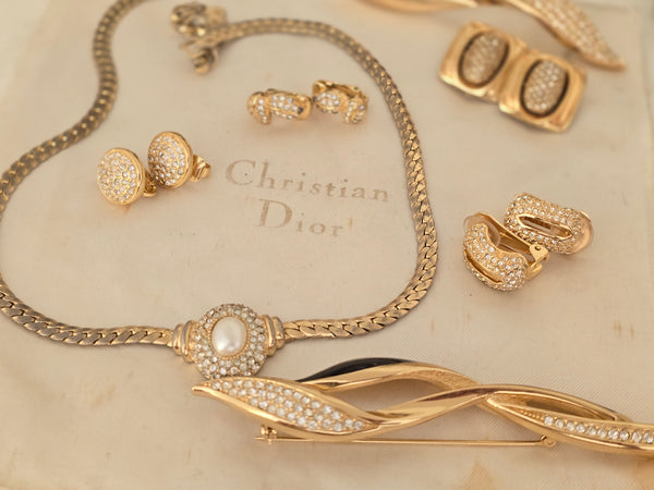 Vintažiniai Christian Dior ir Grossé papuošalai