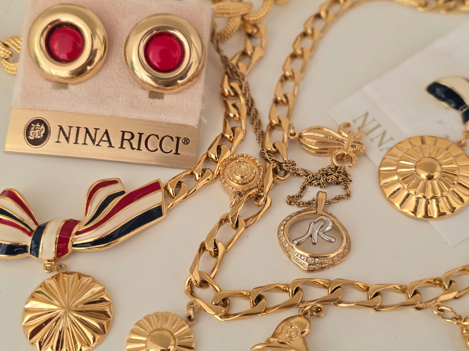 Vintažiniai Nina Ricci papuošalai