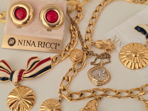 Vintažiniai Nina Ricci papuošalai