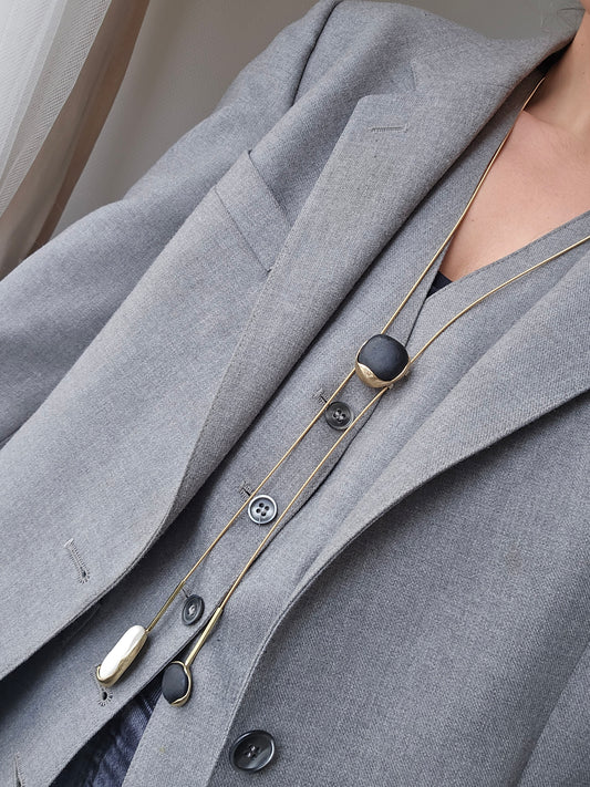 Reguliuojamo ilgio KALLIOPE kaklo papuošalas