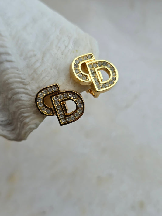 Vintažiniai Christian Dior klipsai