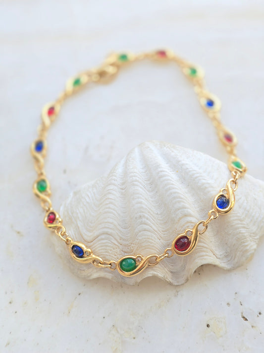 Vintažinis paauksuotas CARVEN PARIS kaklo papuošalas