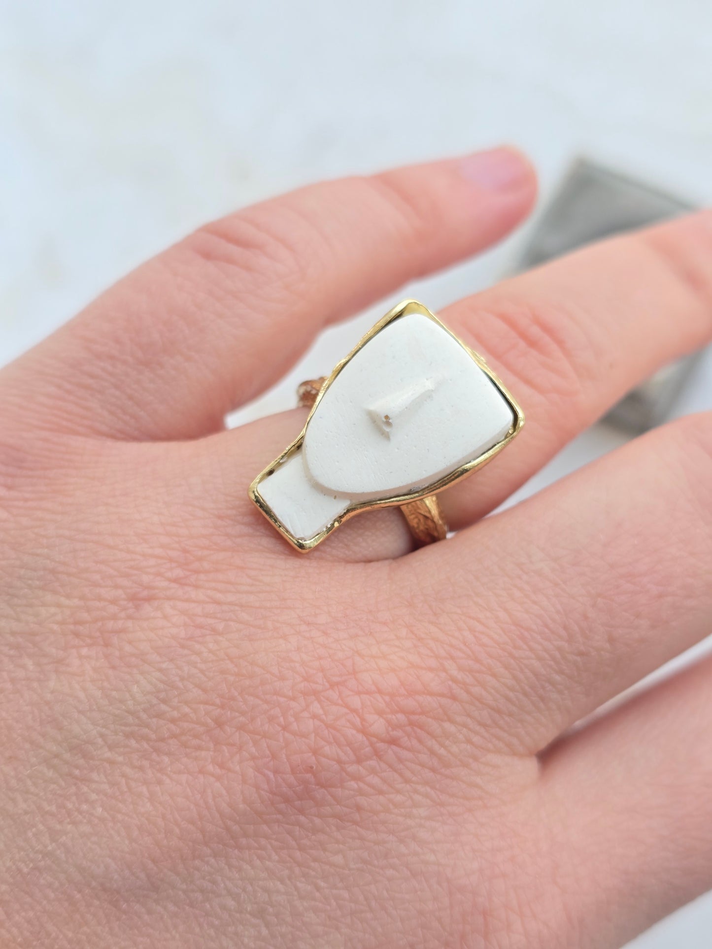 Aukso spalvos KALLIOPE reguliuojamas žiedas