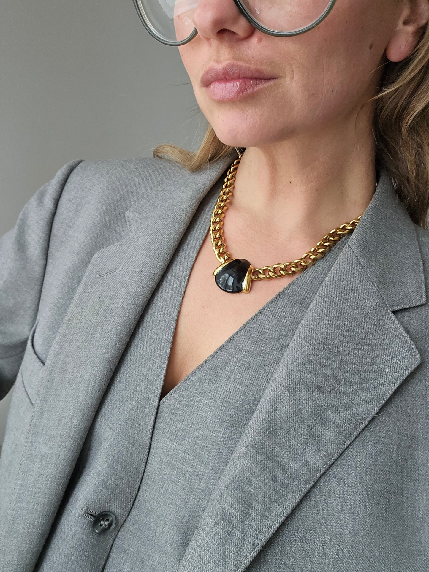 Vintažinis MONET kaklo papuošalas