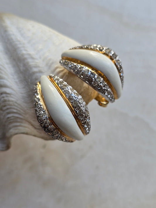 Vintažiniai Vogue Bijoux klipsai