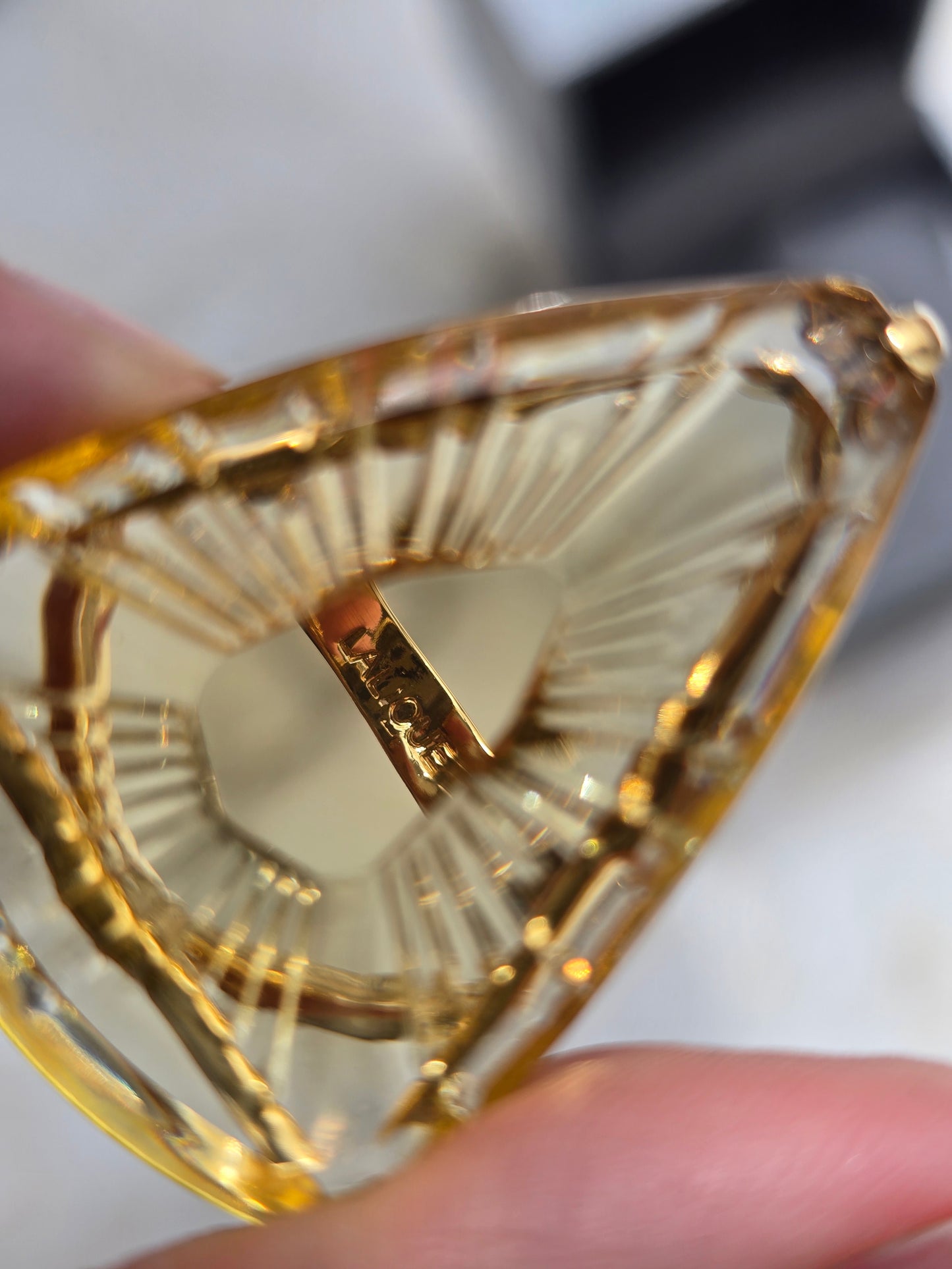 Vintažinis LALIQUE žiedas originalioje dėžutėje