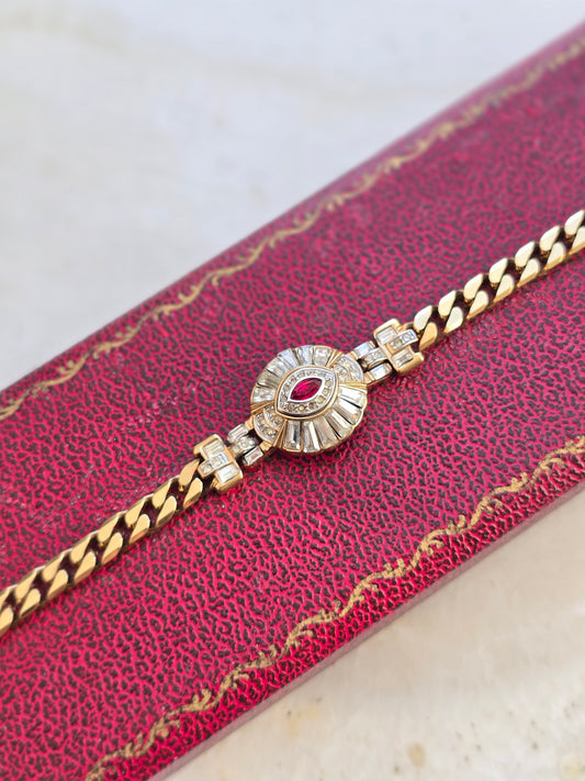 Vintažinė paauksuota NINA RICCI apyrankė