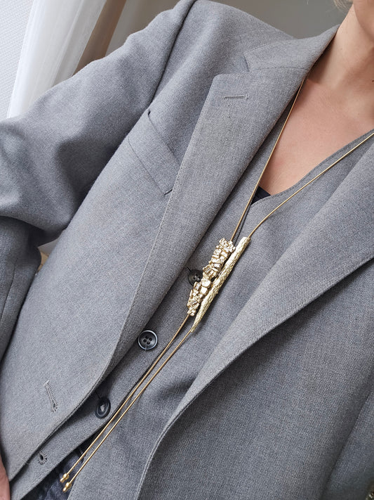 Reguliuojamo ilgio KALLIOPE kaklo papuošalas