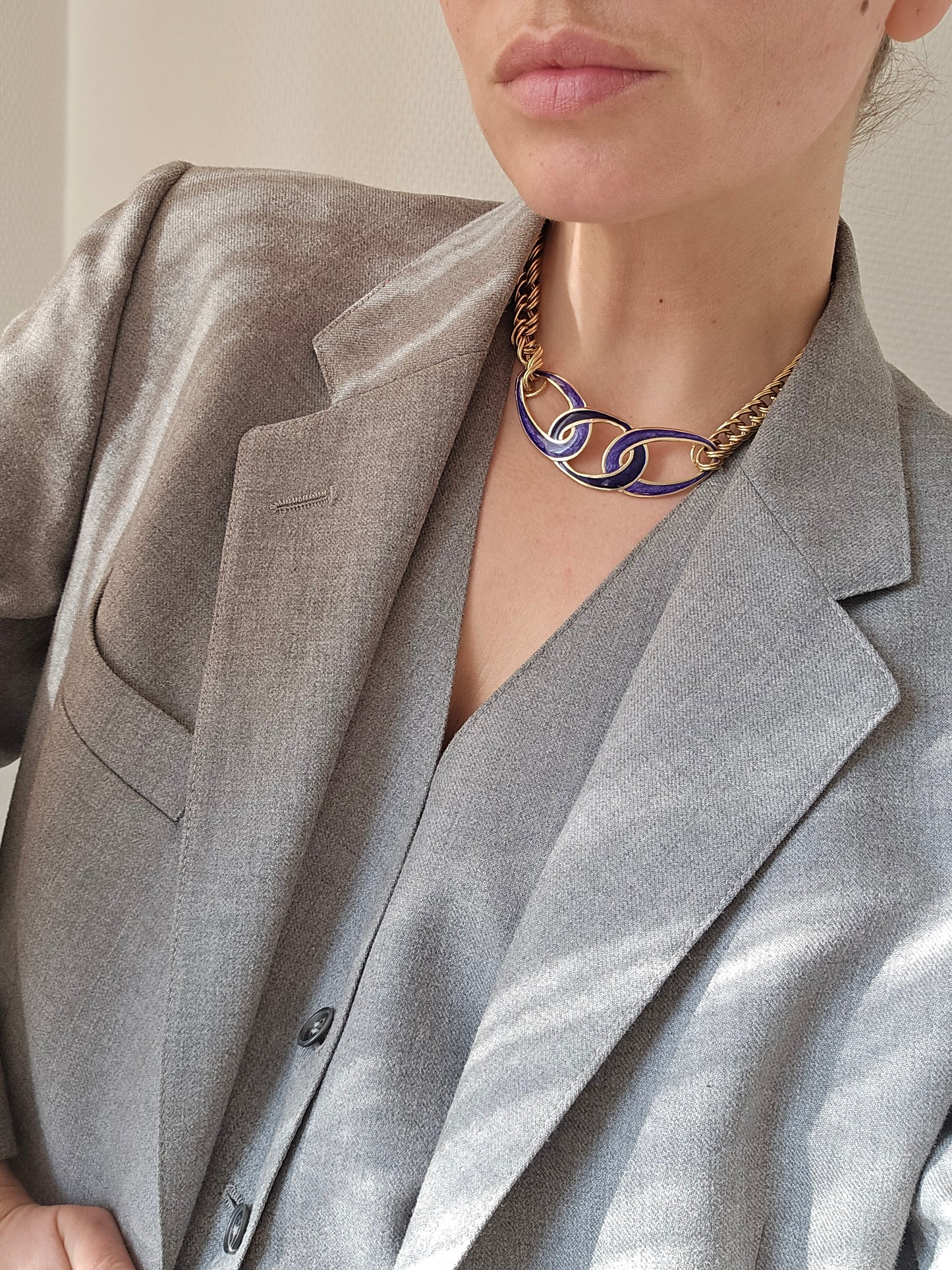 Vintažinis ORENA PARIS kaklo papuošalas