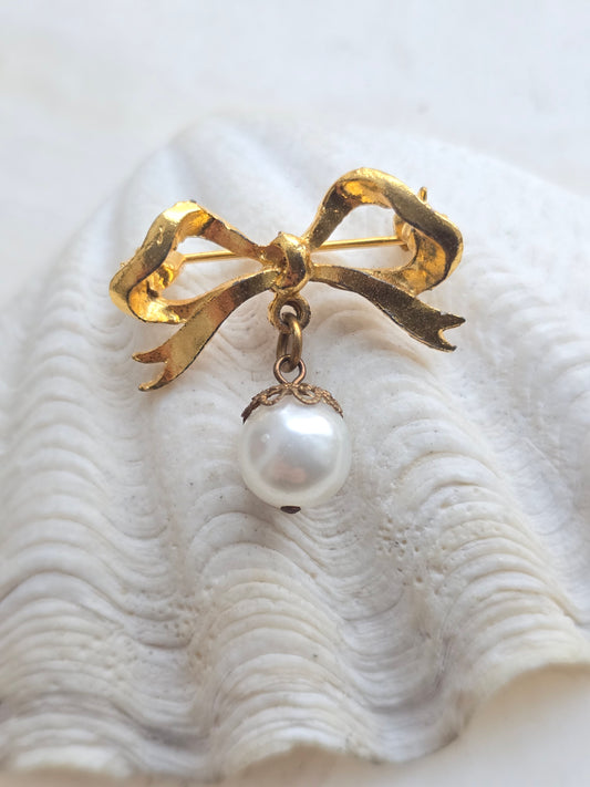 Vintažinė mini sagė bantukas