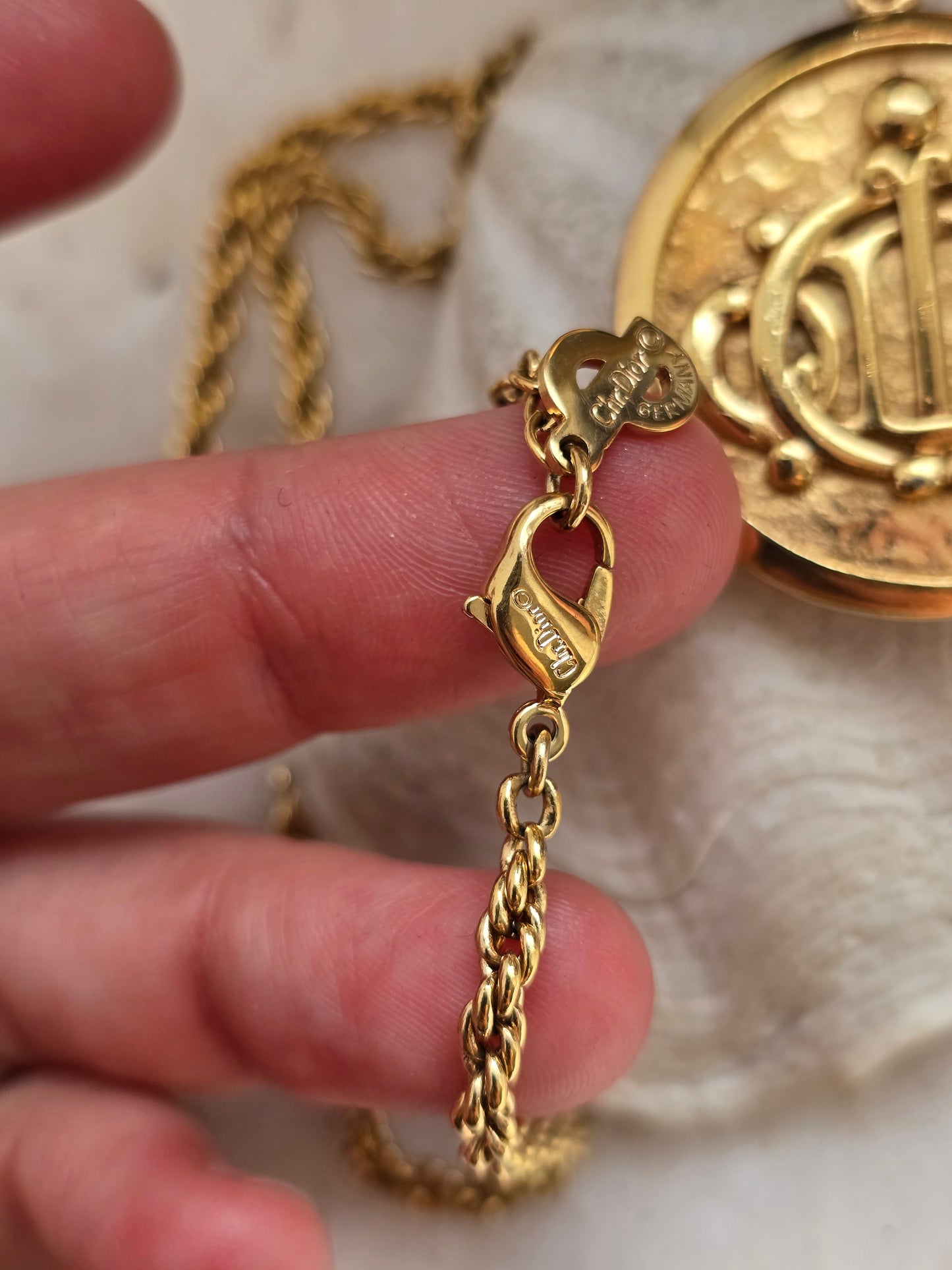 Vintažinis 80tų m. CHRISTIAN DIOR kaklo papuošalas