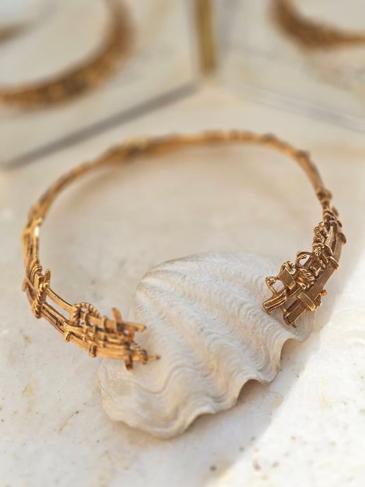 Vintažinis kolekcinis CHRISTIAN LACROIX kaklo papuošalas