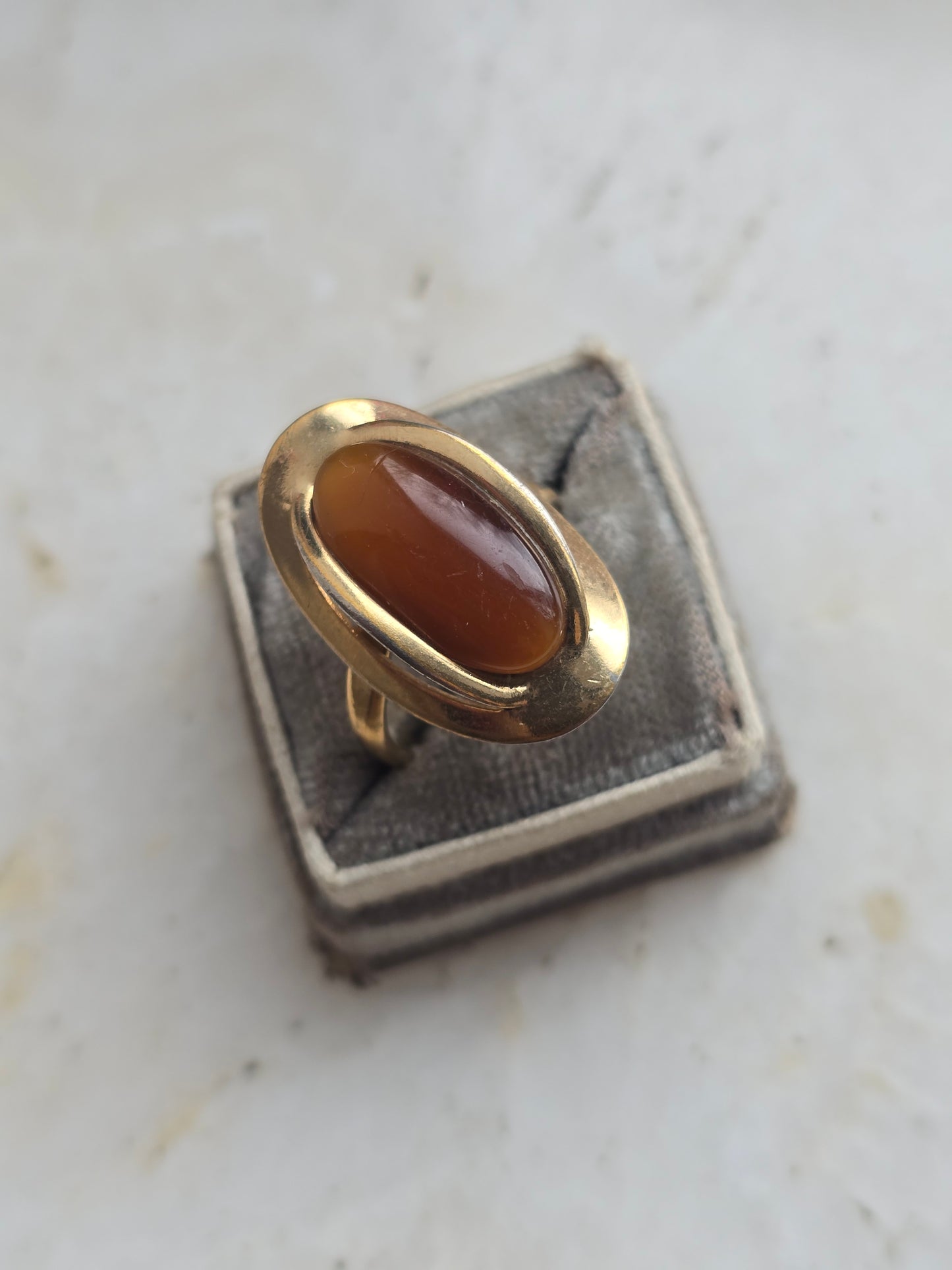 Vintažinis reguliuojamas Sarah Coventry žiedas