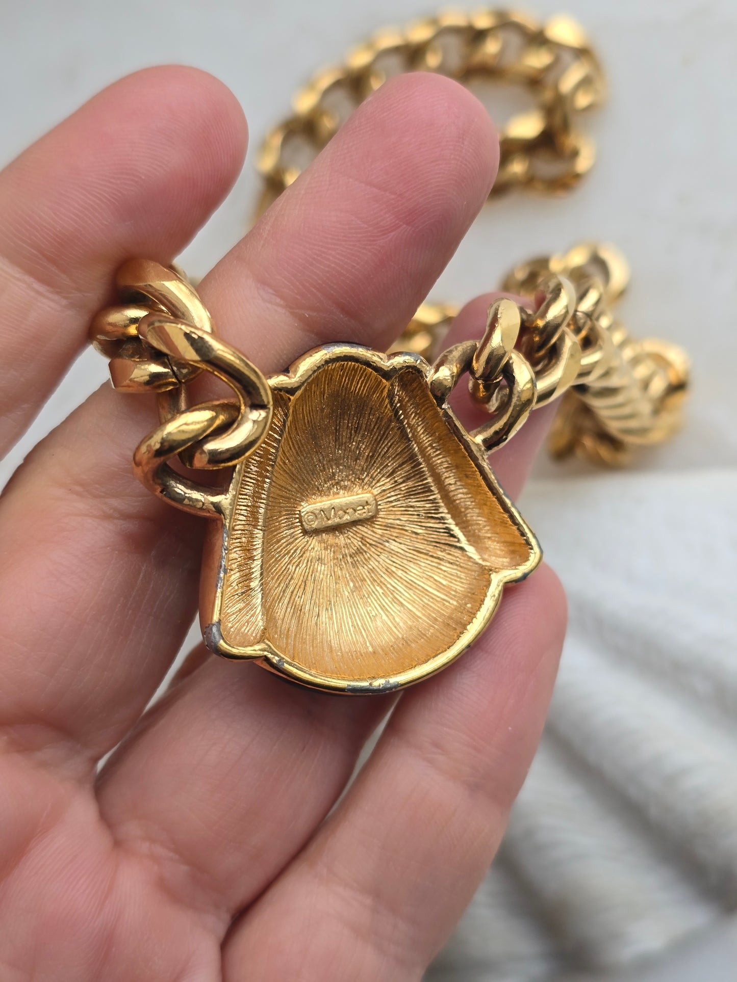 Vintažinis MONET kaklo papuošalas