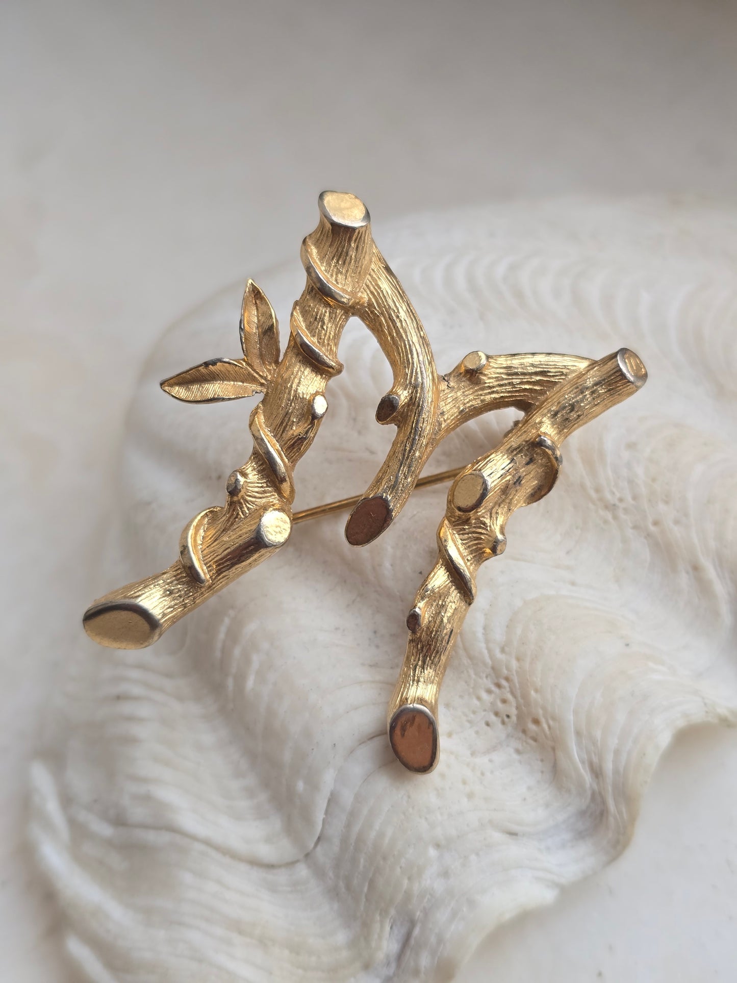 Vintažinė Sarah Coventry sagė raidė M