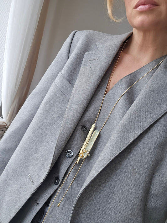 Reguliuojamo ilgio KALLIOPE kaklo papuošalas