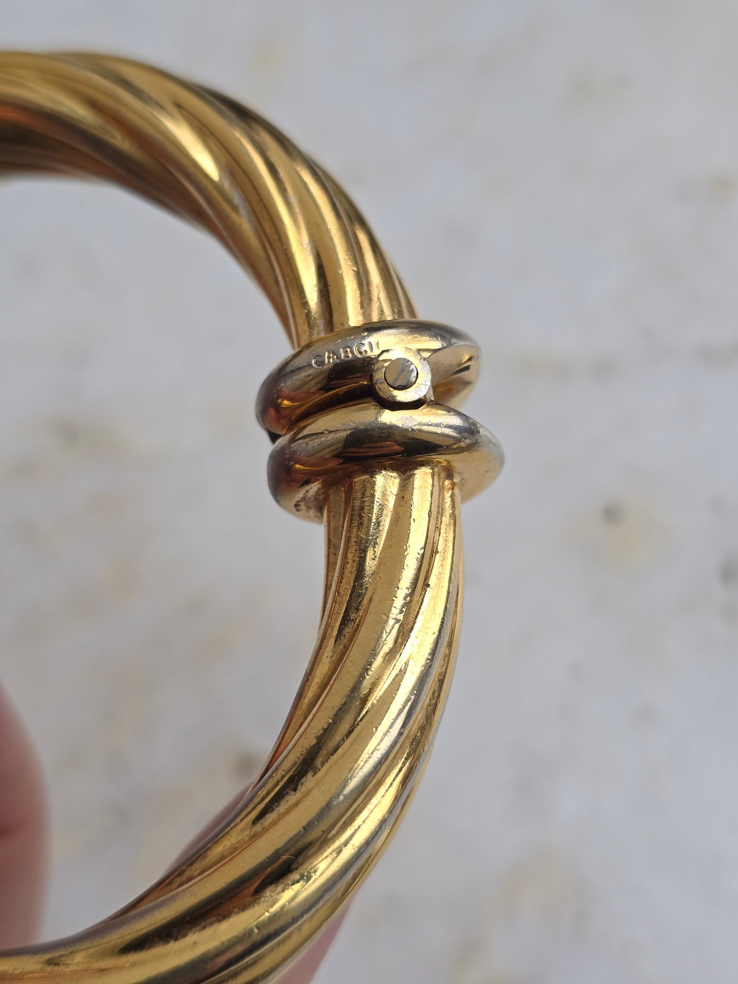 Vintažinė Cascio Bijoux apyrankė su stiklo elementais