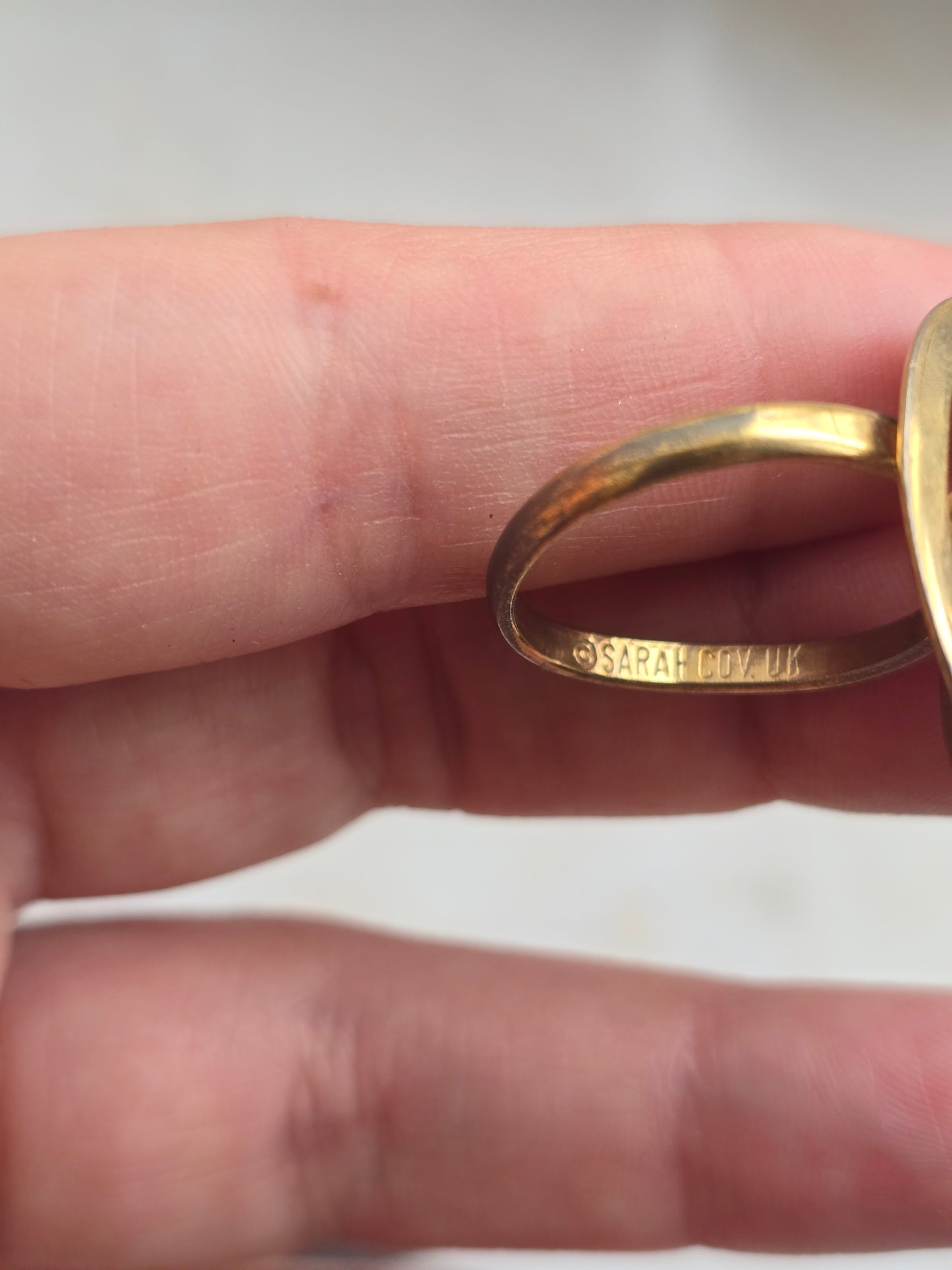 Vintažinis reguliuojamas Sarah Coventry žiedas