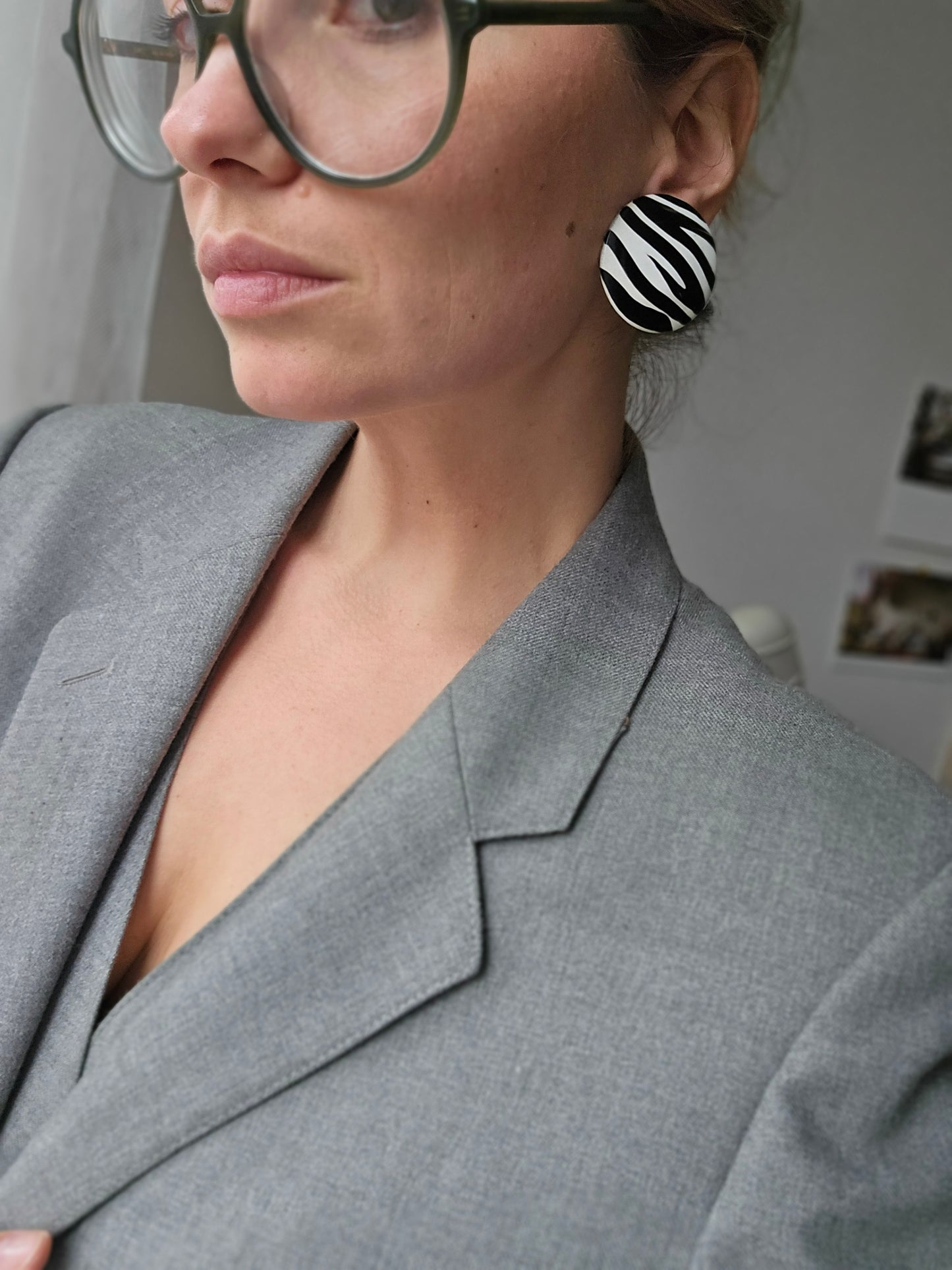 Vintažiniai akriliniai klipsai