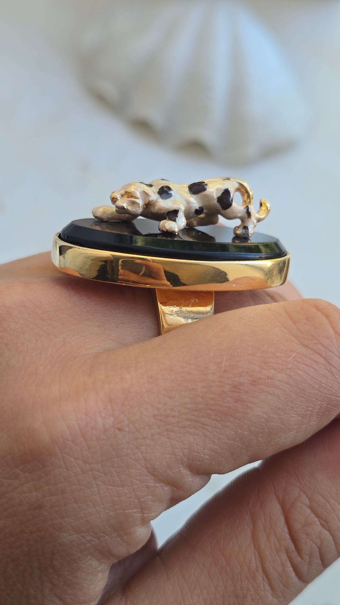 Hannibal Baldini Leopard Ring