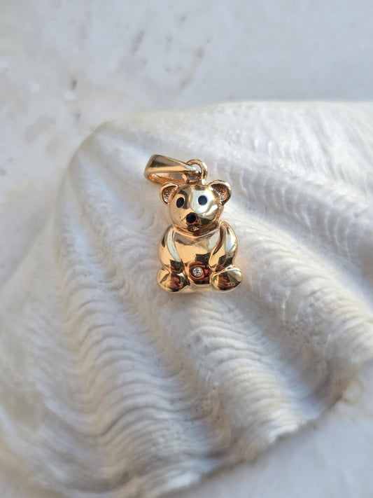 Paauksuotas Pierre lang kaklo pakabukas meškiukas