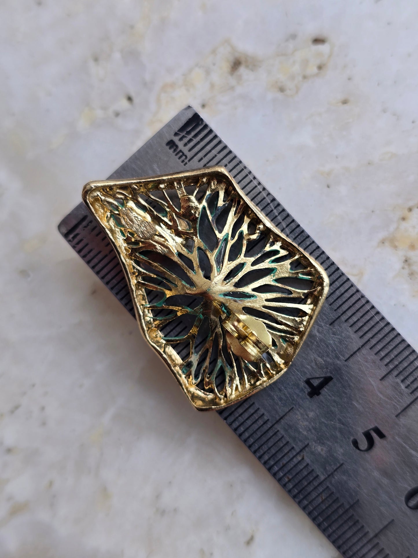 Aukso spalvos KALLIOPE auskarai