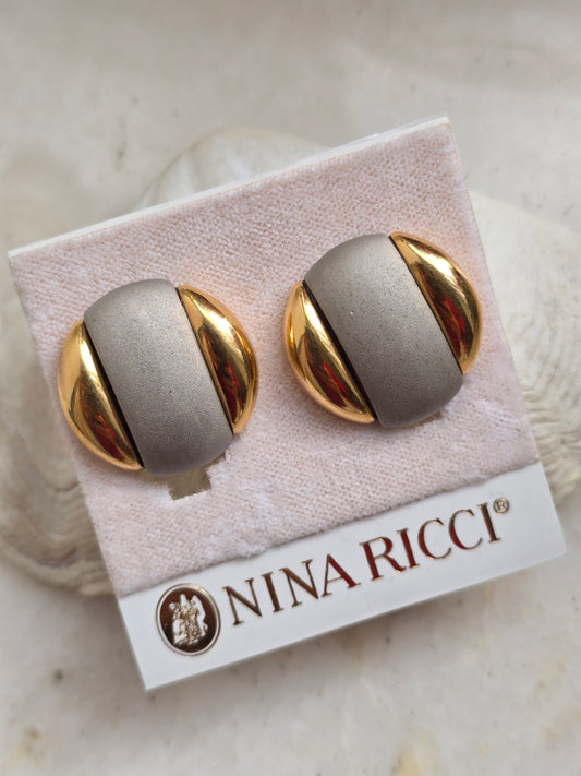 Vintažiniai Nina Ricci klipsai