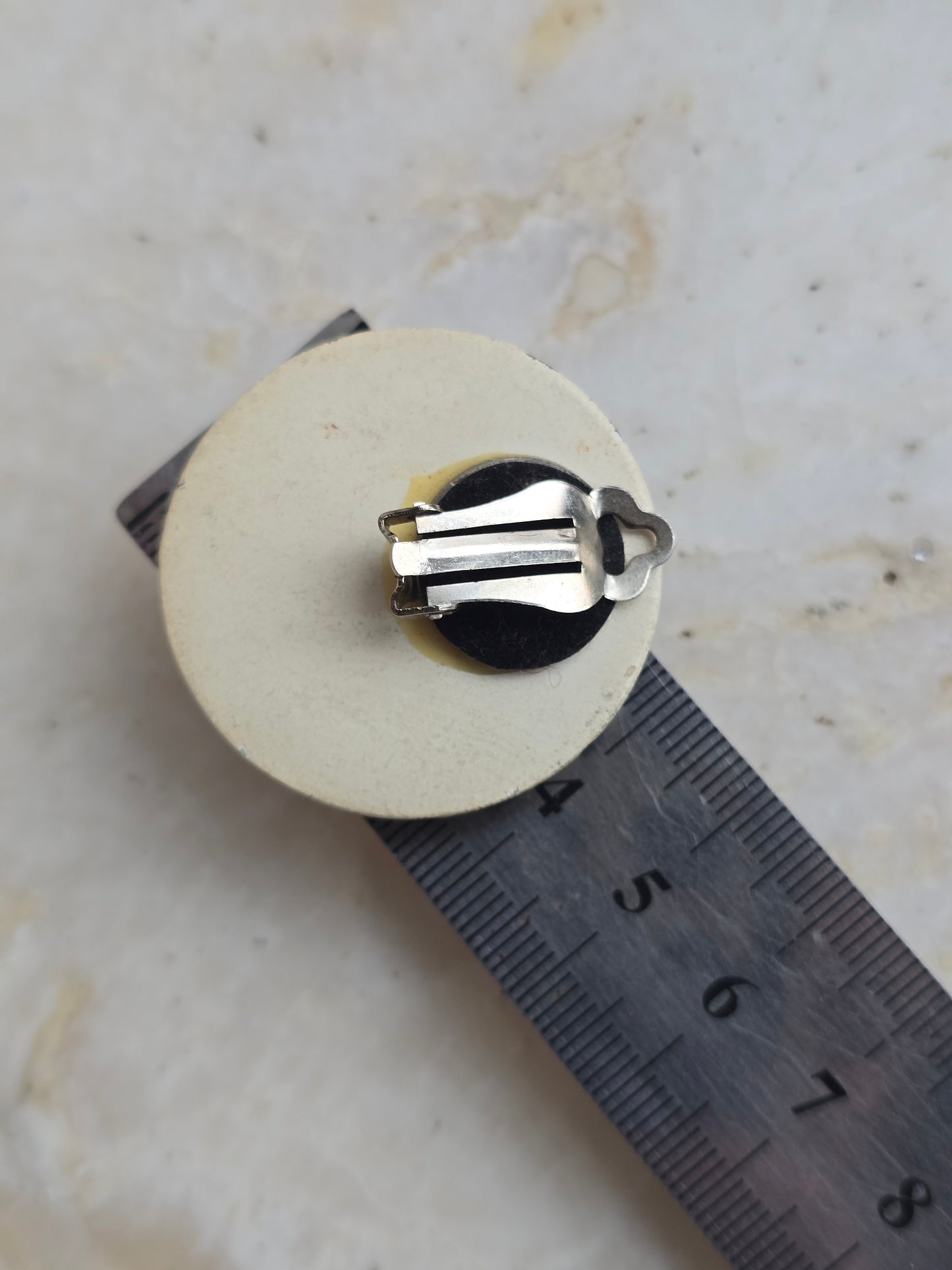 Vintažiniai akriliniai klipsai