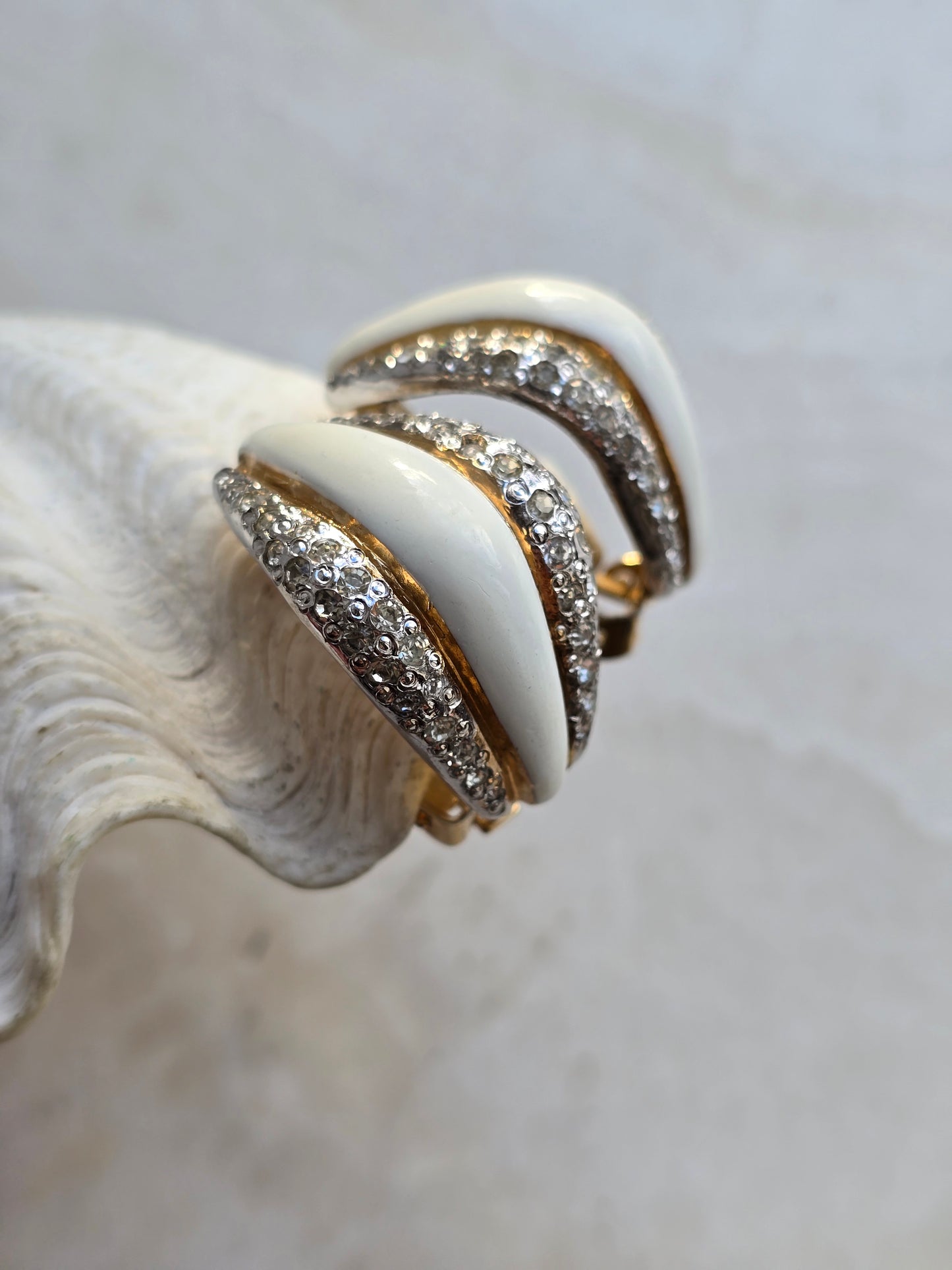 Vintažiniai Vogue Bijoux klipsai
