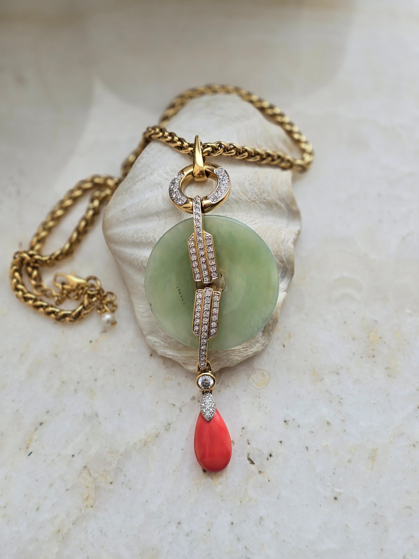 Vintažinis Pierre Lang kaklo papuošalas