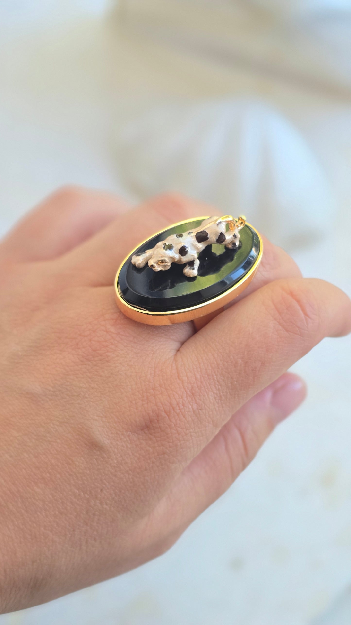 Hannibal Baldini Leopard Ring