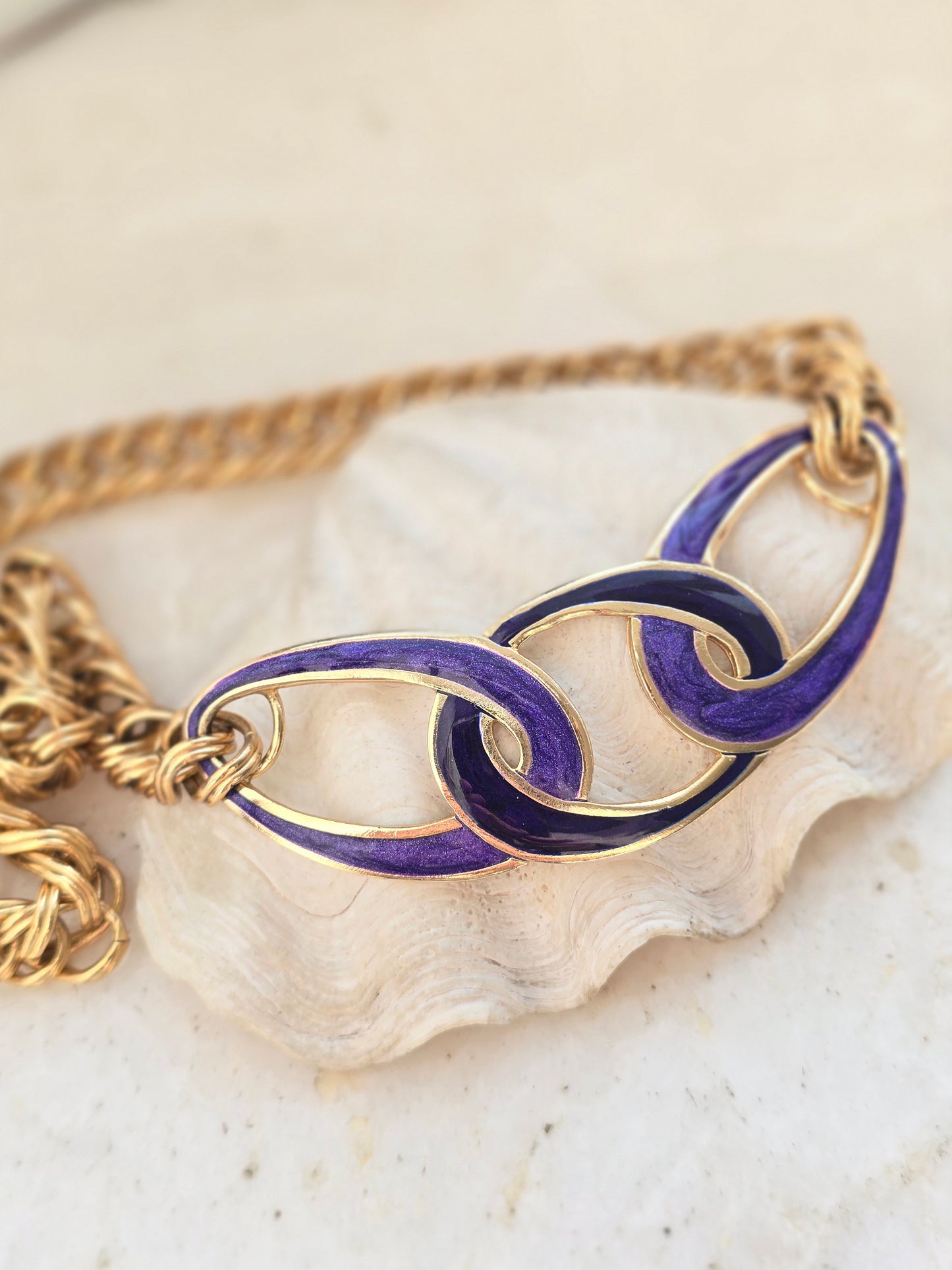 Vintažinis ORENA PARIS kaklo papuošalas