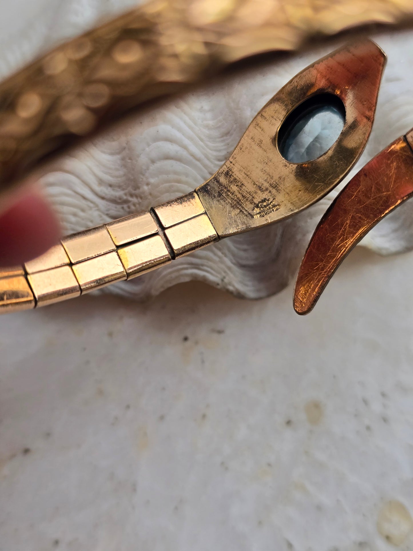 Antikvarinė Art Deco stiliaus Andreas Daub apyrakė gyvatė