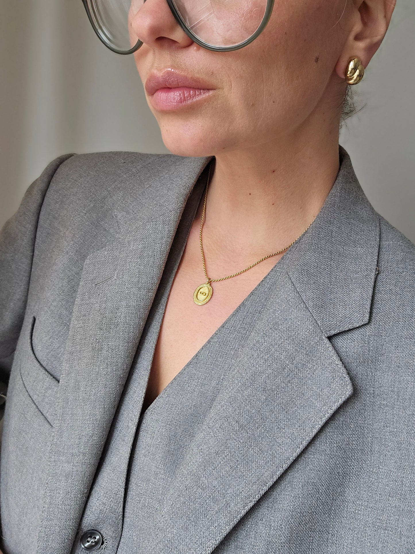 Vintažiniai paauksuoti CHRISTIAN DIOR klipsai