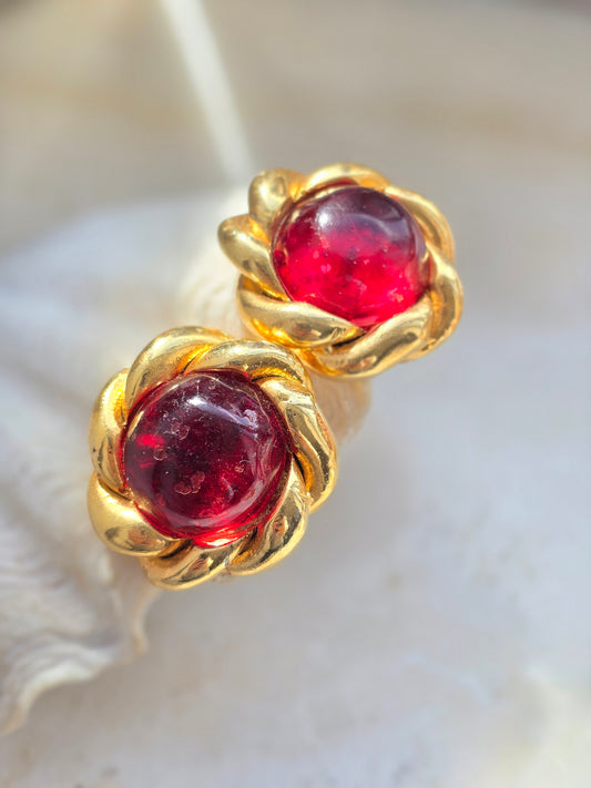 Vintažiniai JACKIE DE G Paris klipsai