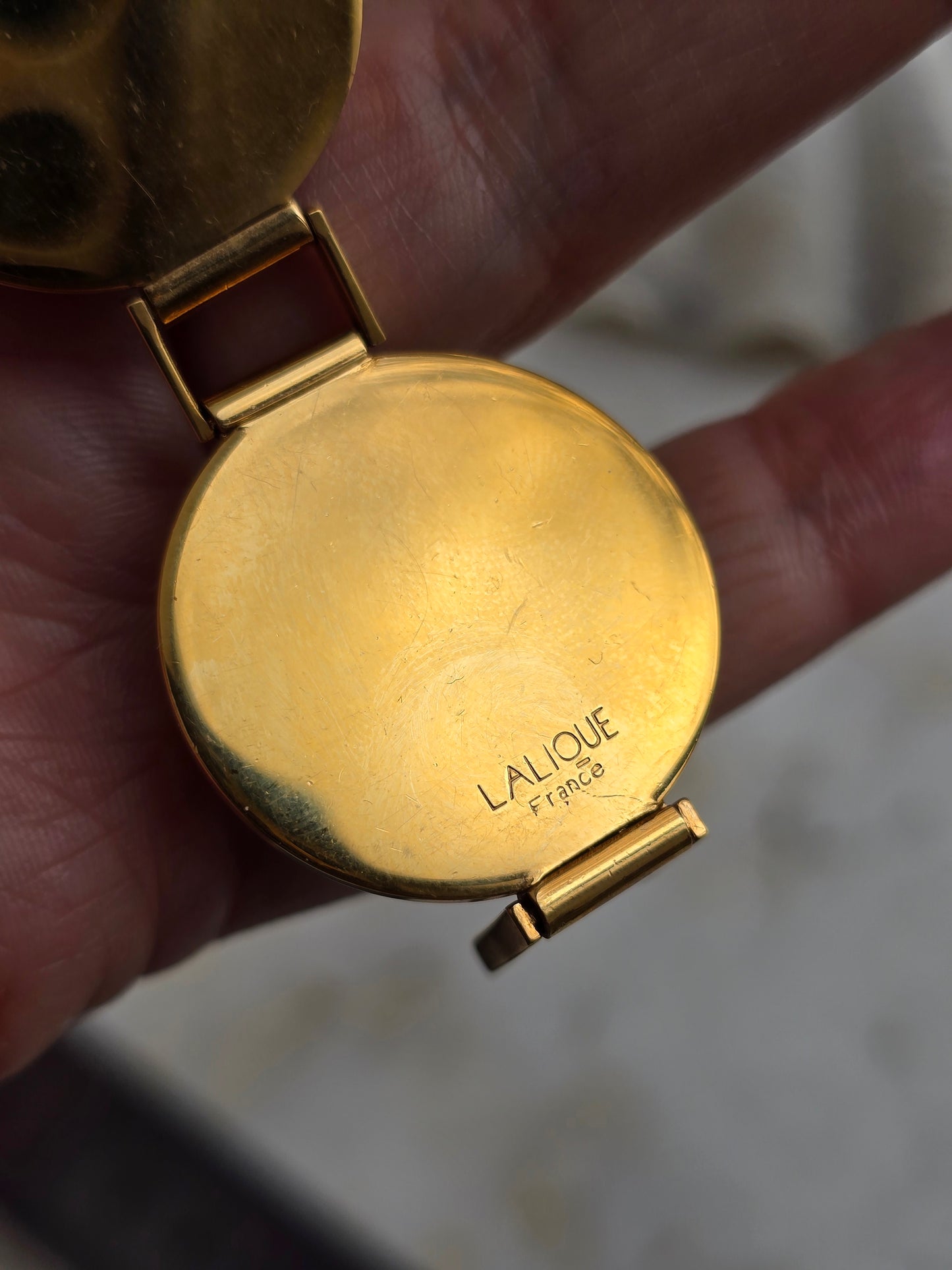 Vintažinė LALIQUE stiklo apyrankė