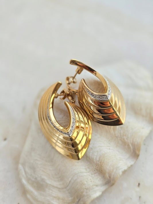 Paauksuoti PIERRE LANG auskarai